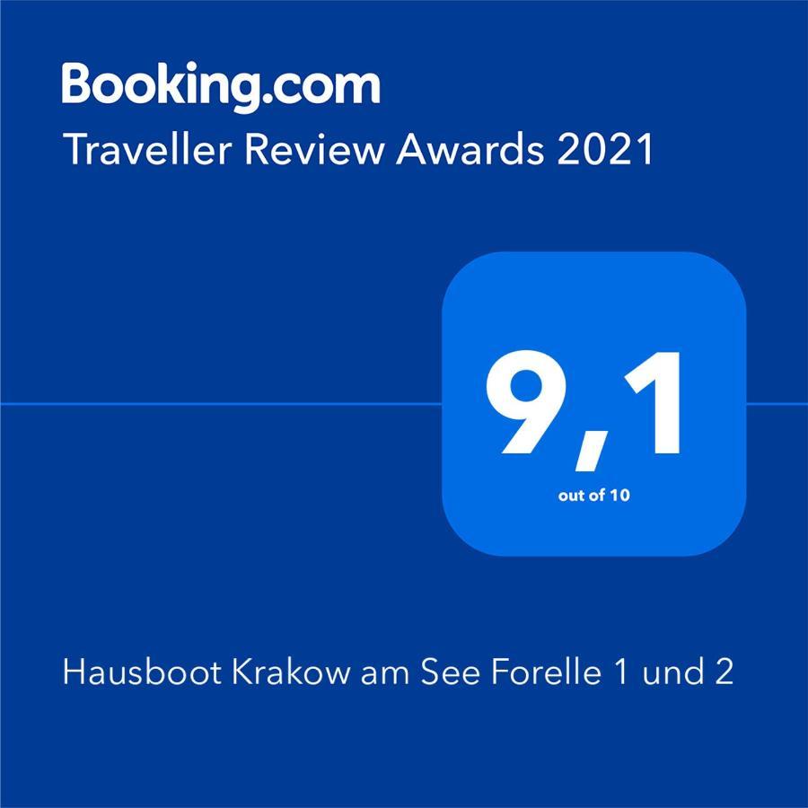 Hausboot Krakow Am See Forelle 1 Und 2 외부 사진