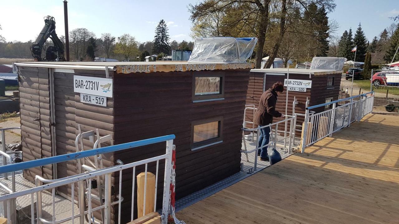Hausboot Krakow Am See Forelle 1 Und 2 외부 사진